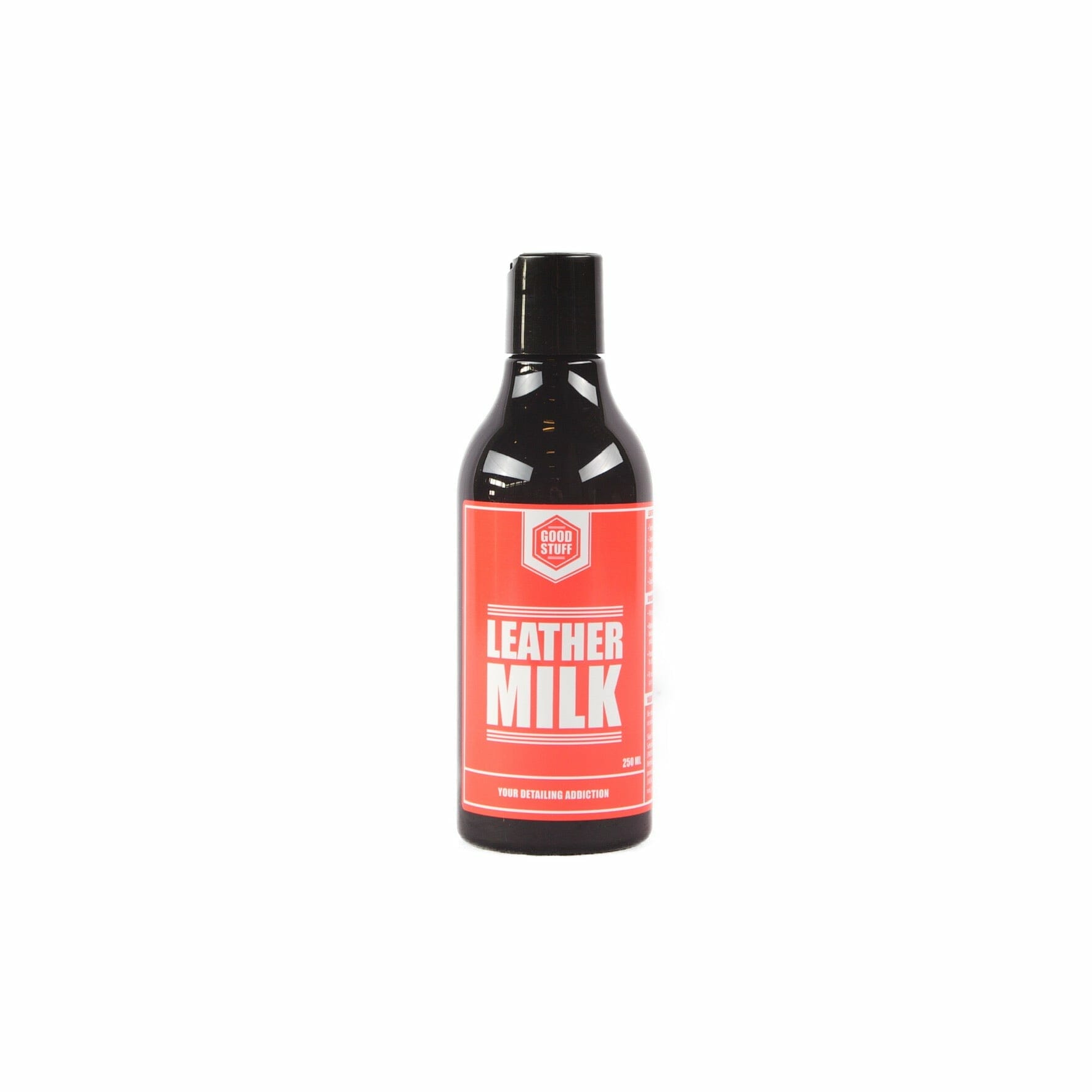 Good Stuff Milk » Gør læderet blødt og forhindrer