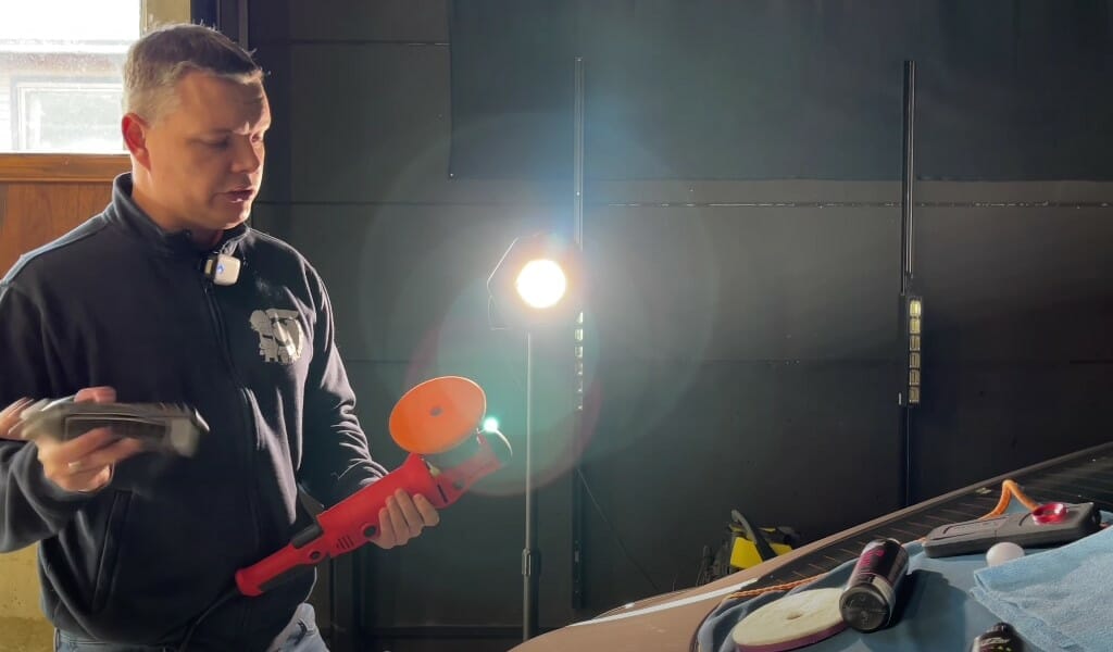 Belysning til polering