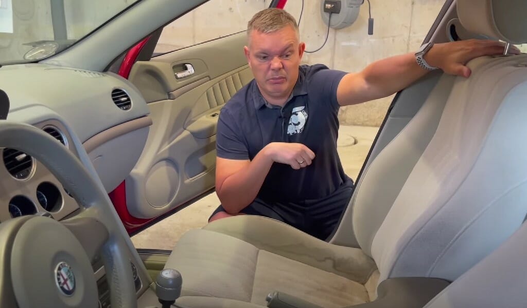 Opkast i bilen