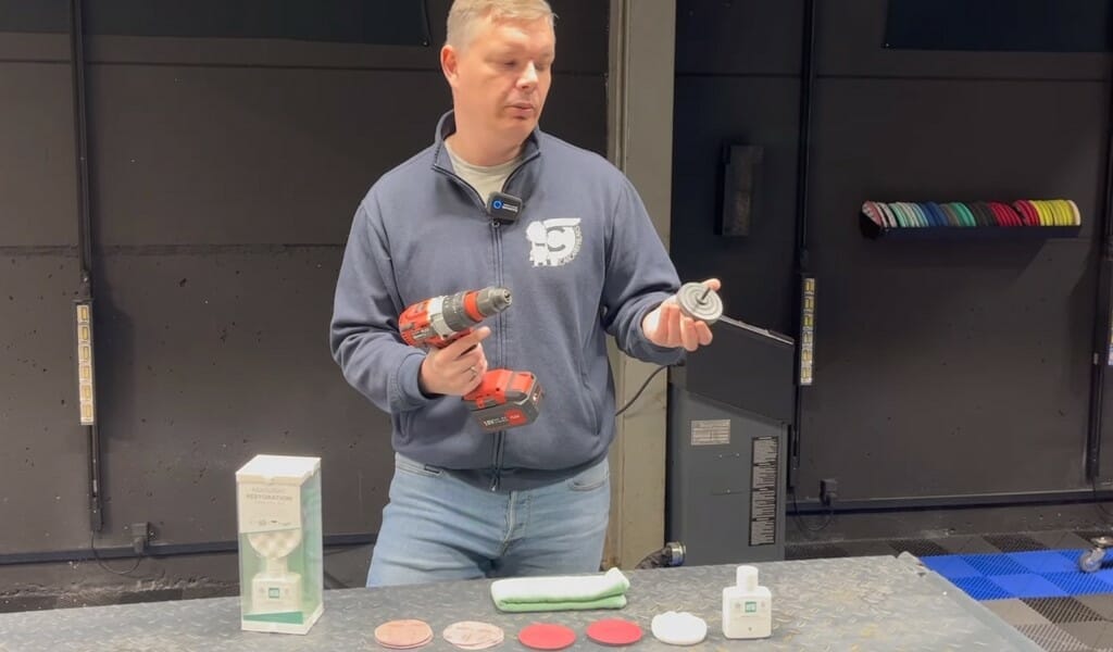 Bit på polermaskine