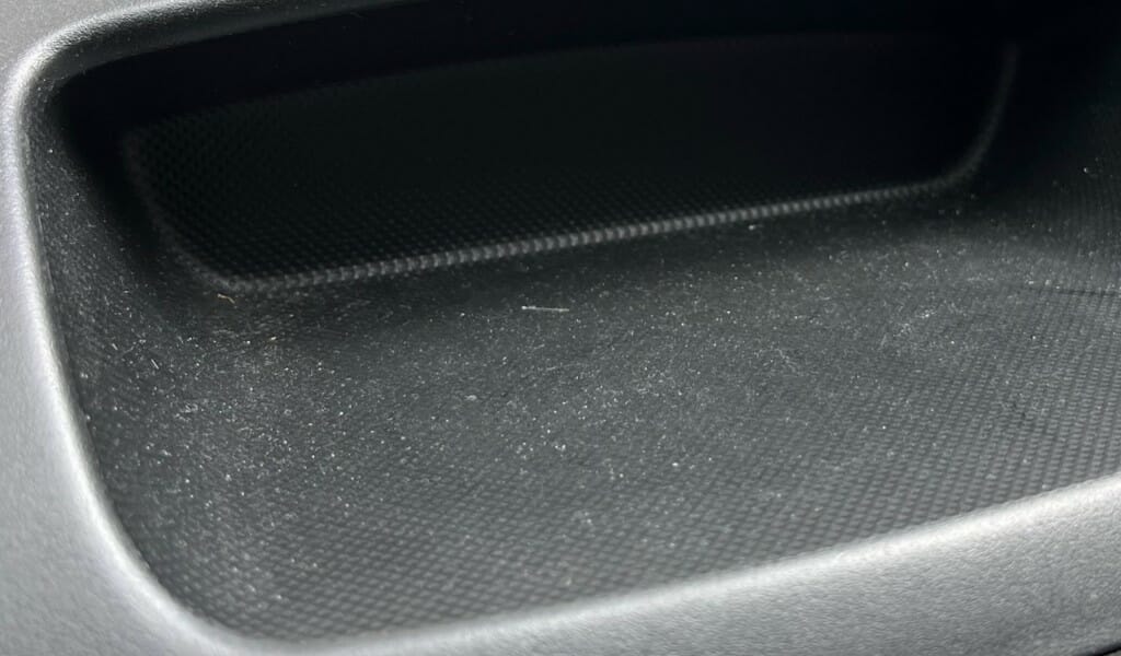 Beskidt centerkonsol